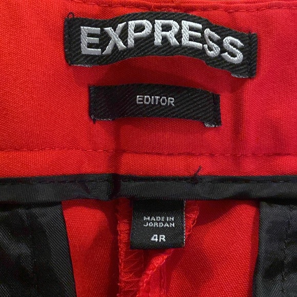 Express Red Pants - Picture 2 of 3